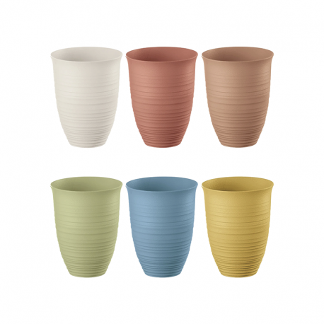 Set of 6 Tall Tumblers Assorted - Tierra - Guzzini GUZZINI GZ17950552