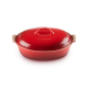 Bandeja Oval con Tapa 36cm Cerise - Heritage - Le Creuset LE CREUSET LC91001404060000