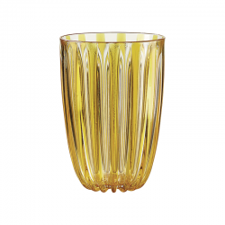 Tall Tumbler Glass Amber - Dolcevita - Guzzini