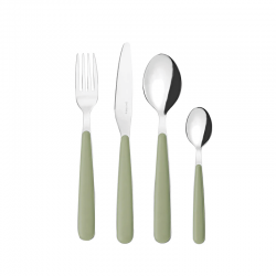 24-Piece Cutlery Set Sage Green - Pop - Guzzini