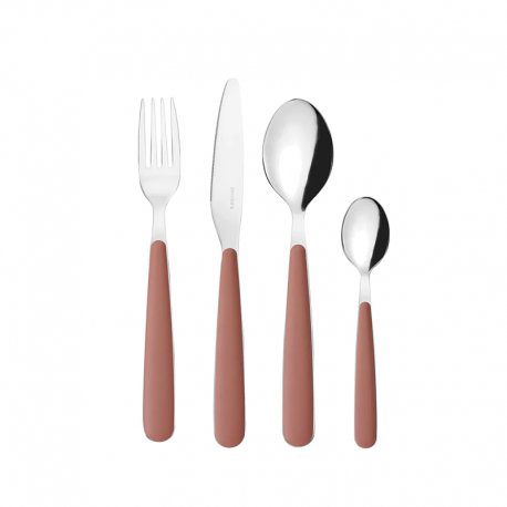 24-Piece Cutlery Set Terracotta - Pop - Guzzini GUZZINI GZ127500264