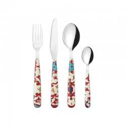 24-Piece Cutlery Set Clear Red - Flower&Lemón - Guzzini GUZZINI GZ28194065