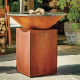 Wooden Barbecue Corten 100 - Classic - Ofyr OFYR OC100