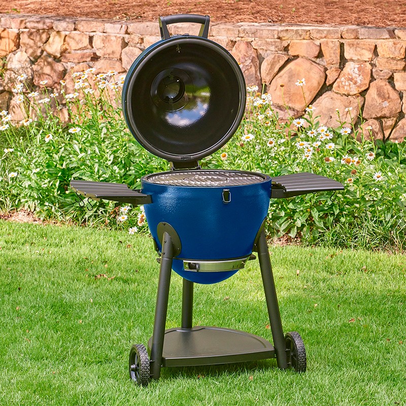 Akorn Charcoal Grill Sapphire Blue Kamado Chargriller