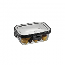 Recipiente Rectangular Almacenamiento de Alimentos 400ml - Milo Plateado - Gefu GEFU GF12751