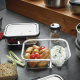 Small Rectangular Divider Container - Milo Silver - Gefu GEFU GF12797