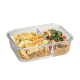 Large Rectangular Divider Container - Milo Silver - Gefu GEFU GF12798