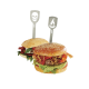 Hamburguer Skewers (Death's Head + Flame) - Torro Steel - Gefu GEFU GF15430