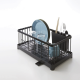 Sink Drainer Wire Basket Black - Tower - Yamazaki YAMAZAKI YMZ2876