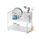 2-Level Dish Drainer Rack White - Tower - Yamazaki YAMAZAKI YMZ4386