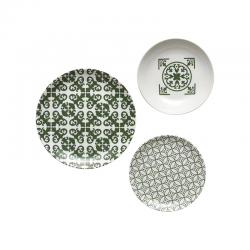 Set of 6 Place Setting Le Maioliche Emerald - Tiffany - Guzzini GUZZINI GZ10290969