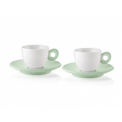 Set de 2 Tazas y Platillos Espresso Verde - Everyday - Guzzini GUZZINI GZ81700243