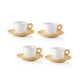 Set de 4 Tazas y Platillos Espresso Amarillo - Everyday - Guzzini GUZZINI GZ81701211