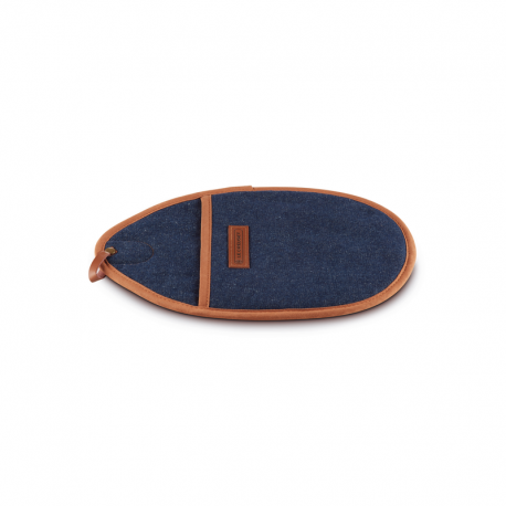 Oval Denim Pot Holder Blue And Brown - Le Creuset LE CREUSET LC45200007760800