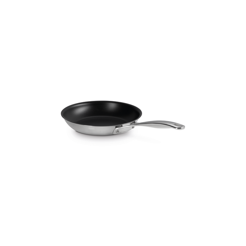 Shallow Non-stick Frying Pan 20cm - Signature Steel - Le Creuset