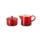 Leiteira + Açucareiro - Cerise - Le Creuset LE CREUSET LC89331000600003
