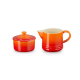 Leiteira + Açucareiro - Vulcânico - Le Creuset LE CREUSET LC89331000900003