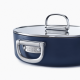 Folding Handle Shallow Casserole with Lid 28cm Blue - Space - Joseph Joseph JOSEPH JOSEPH JJ45046