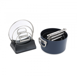 Non-Stick 3-piece Saucepan Set Blue - Space - Joseph Joseph