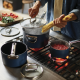 Non-Stick 3-piece Saucepan Set Blue - Space - Joseph Joseph JOSEPH JOSEPH JJ45049