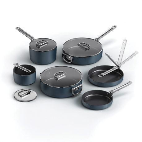 Non-Stick 6-piece Cookware Set Blue - Space - Joseph Joseph JOSEPH JOSEPH JJ45086