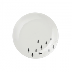 Dessert Plate Snow Tracks - Joy - Asa Selection ASA SELECTION ASA16842286