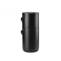 Cubo de Basura Orgánica 22L Negro - Circular Preto - Zone Denmark ZONE DENMARK BVZN26521