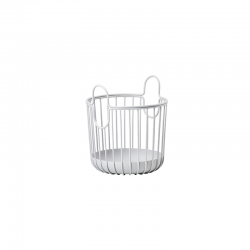 Basket 10,5x13,5cm Soft Grey - INU - Zone Denmark