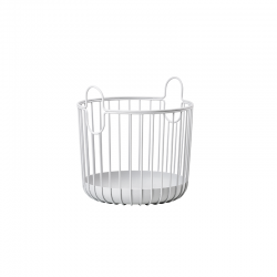 Basket 20x20cm Soft Grey - INU - Zone Denmark