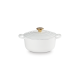 Cast Iron Round Casserole 20cm White - Le Creuset LE CREUSET LC21177200101441