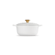 Cast Iron Round Casserole 20cm White - Le Creuset LE CREUSET LC21177200101441