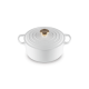 Cast Iron Round Casserole 24cm White - Le Creuset LE CREUSET LC21177240101441