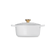 Cast Iron Round Casserole 24cm White - Le Creuset LE CREUSET LC21177240101441