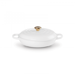 Cacerola Baja 30cm Blanco - Signature - Le Creuset LE CREUSET LC21180300101441