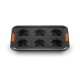 6 Cup Fluted Tart Tin Tray Black - Le Creuset LE CREUSET LC46055000010000