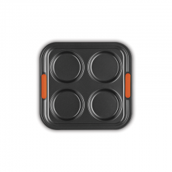 4 Cup Yorkshire Pudding Tray Black - Le Creuset LE CREUSET LC46056000010000