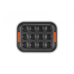 12 Mini Muffins Tray Black - Le Creuset LE CREUSET LC46060000010000