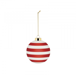 Adorno de Navidad Rayas Horizontales - Delight - Alessi ALESSI ALESNZ044