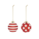 Conjunto de 2 Bolas de Natal Set2 - Delight - Alessi ALESSI ALESNZ04SET2