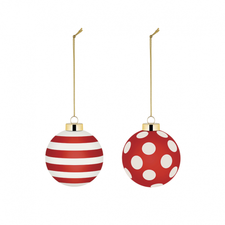 Conjunto de 2 Bolas de Natal Set2 - Delight - Alessi ALESSI ALESNZ04SET2