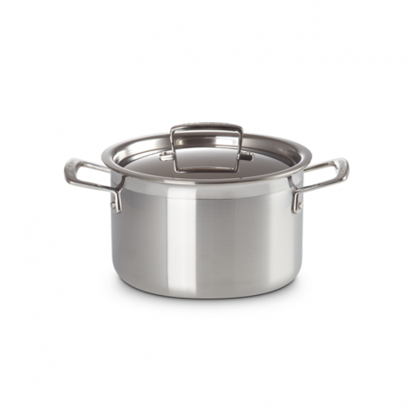 Cacerola Alta con Tapa 20cm - Classic Inox - Le Creuset LE CREUSET LC96200620001000