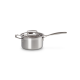 3-ply Saucepan with Lid 16cm - Classic Steel - Le Creuset LE CREUSET LC96200916001000