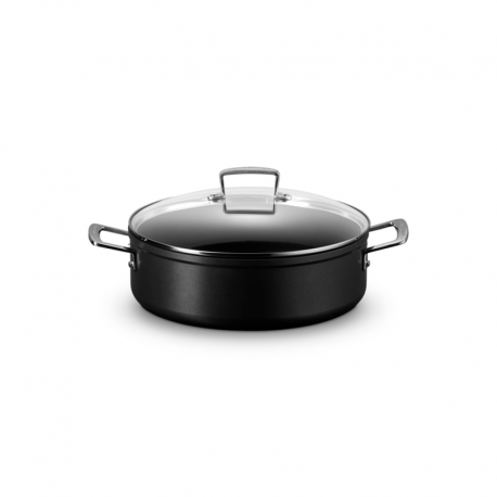 Sauté Anti-aderente com Tampa de Vidro 28cm Preto - Le Creuset LE CREUSET LC51113280010500