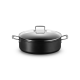 Non-Stick Sauteuse with Glass Lid 30cm Black - Le Creuset LE CREUSET LC51113300010500