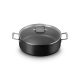 Non-Stick Sauteuse with Glass Lid 30cm Black - Le Creuset LE CREUSET LC51113300010500