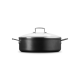 Non-Stick Sauteuse with Glass Lid 30cm Black - Le Creuset LE CREUSET LC51113300010500