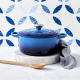 Cast Iron Round Casserole 22cm - Azure Blue - Le Creuset LE CREUSET LC21177222202430