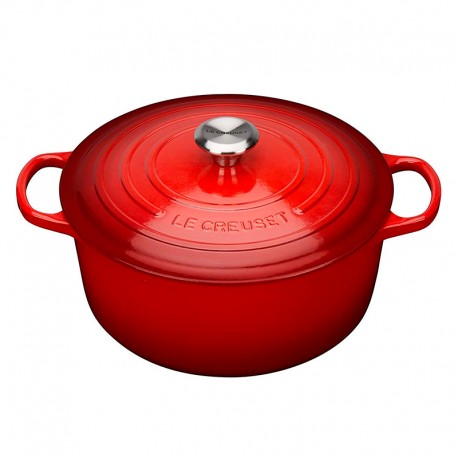 Cocotte Redonda 24cm Cereja - Cerise - Le Creuset LE CREUSET LC21177240602430