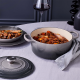 Cast Iron Round Casserole 24cm Flint - Evolution - Le Creuset LE CREUSET LC21177244442430