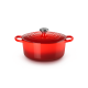 Cast Iron Round Casserole 26cm Cerise - Evolution - Le Creuset LE CREUSET LC21177260602430